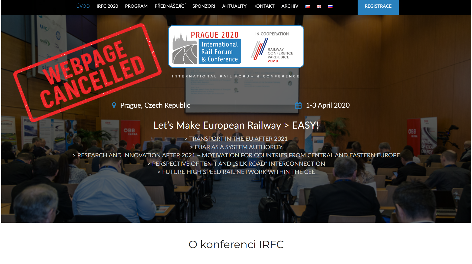 IRFC20177 web page screen